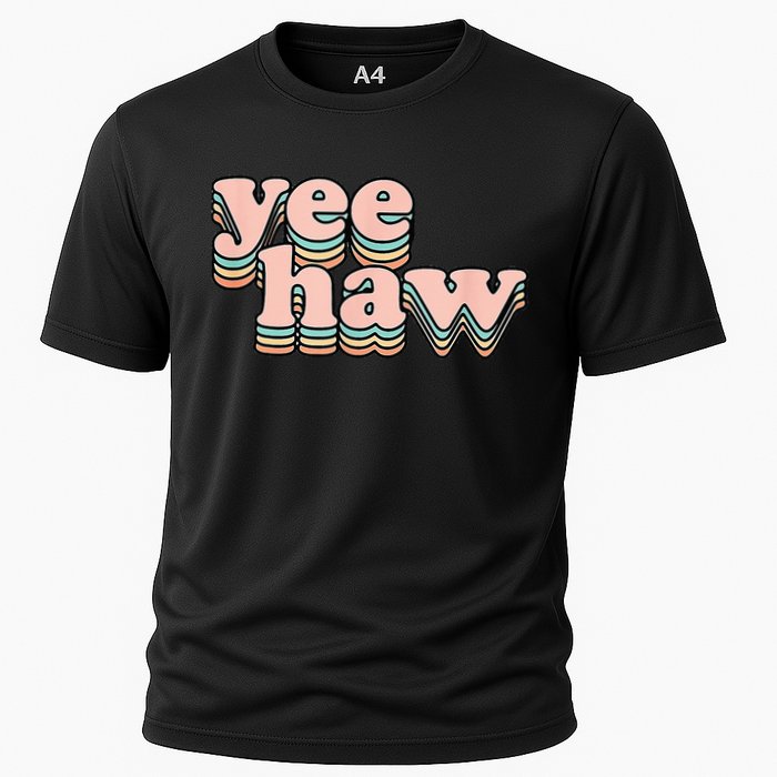 Yeehaw Howdy Space Cow Cooling Performance Crew T-Shirt