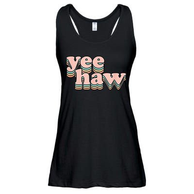 Yeehaw Howdy Space Cow Ladies Essential Flowy Tank