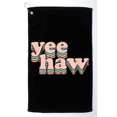 Yeehaw Howdy Space Cow Golf Towel