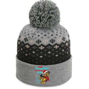 Yorkshire How Snowflakes Are Really Made Funny Dog Christmas Gift The Baniff Cuffed Pom Beanie