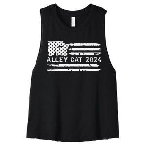 You Have The Morals Of An Alley Cat Debate 2024 Women's Racerback Cropped Tank