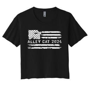 You Have The Morals Of An Alley Cat Debate 2024 Women's Crop Top Tee