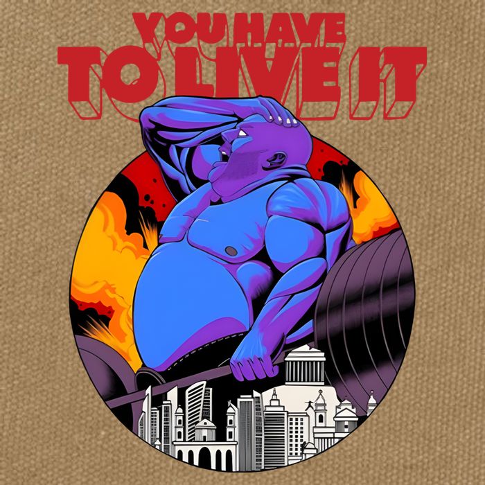 You Have To Live It Kyriakos Grizzly Cotton Canvas Backpack