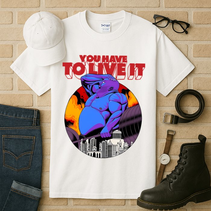 You Have To Live It Kyriakos Grizzly Tall T-Shirt