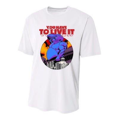 You Have To Live It Kyriakos Grizzly Youth Performance Sprint T-Shirt
