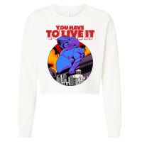 You Have To Live It Kyriakos Grizzly Cropped Pullover Crew