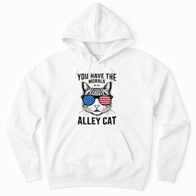 You Have The Morals Of An Alley Cat Funny Joke Hoodie