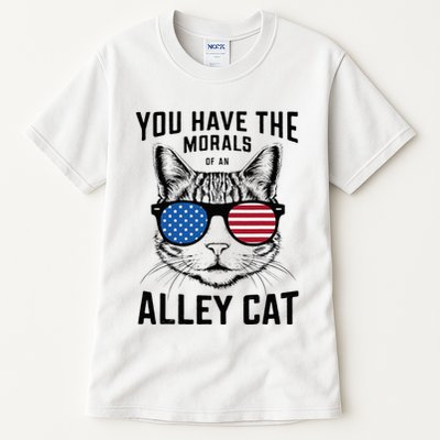 You Have The Morals Of An Alley Cat Funny Joke Tall T-Shirt