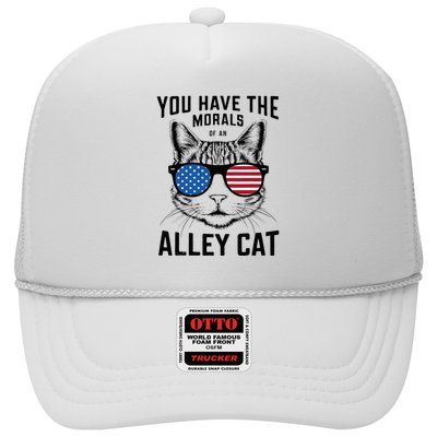 You Have The Morals Of An Alley Cat Funny Joke Trucker Hat