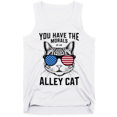 You Have The Morals Of An Alley Cat Funny Joke Tank Top
