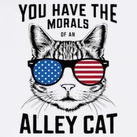 You Have The Morals Of An Alley Cat Funny Joke Short Acrylic Beanie