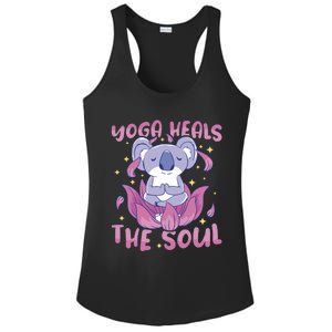 Yoga Heals The Soul Yoga Instructor Meditation Yoga Gift Ladies PosiCharge Competitor Racerback Tank