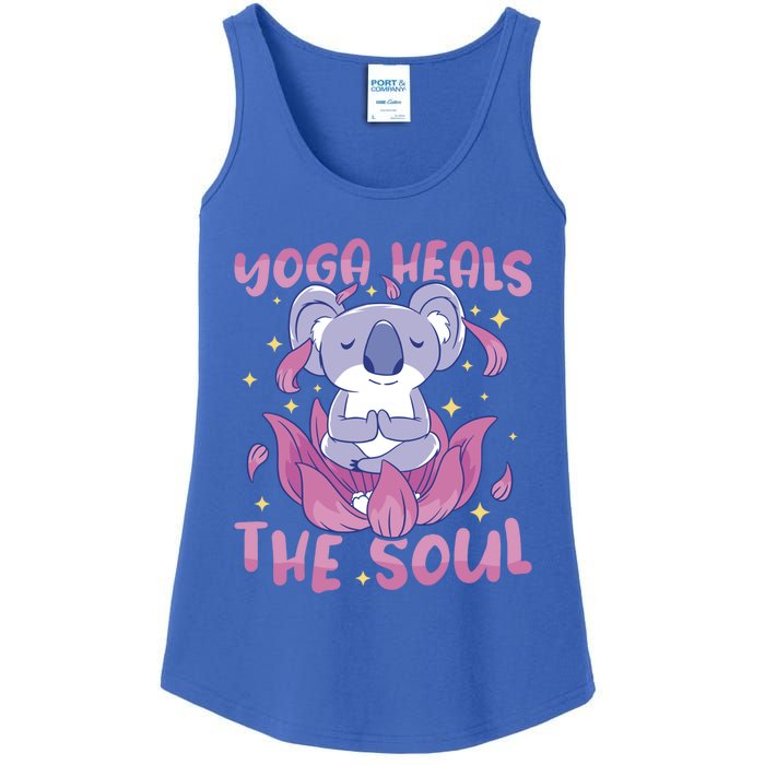 Yoga Heals The Soul Yoga Instructor Meditation Yoga Gift Ladies Essential Tank