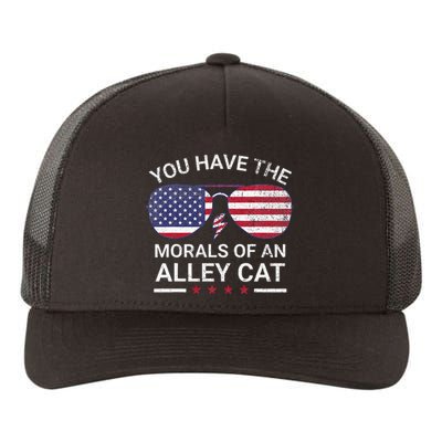 You Have The Morals Of An Alley Cat Funny Joke Yupoong Adult 5-Panel Trucker Hat