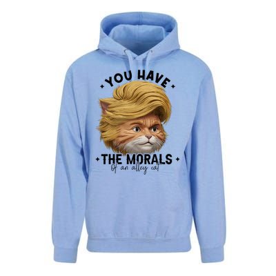 You Have The Morals Of An Alley Cat Joke Meme Unisex Surf Hoodie