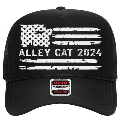 You Have The Morals Of An Alley Cat Debate 2024 Humor High Crown Mesh Back Trucker Hat