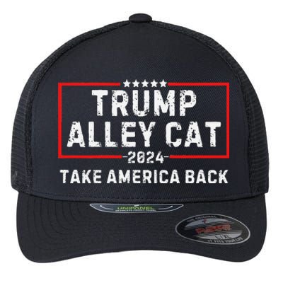 You Have The Morals Of An Alley Cat Pro Trump 2024 Flexfit Unipanel Trucker Cap