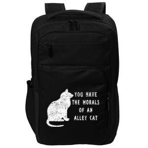 You Have The Morals Of An Alley Cat Funny Biden Impact Tech Backpack