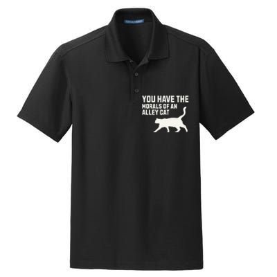 You Have The Morals Of An Alley Cat Biden 2024 Dry Zone Grid Polo