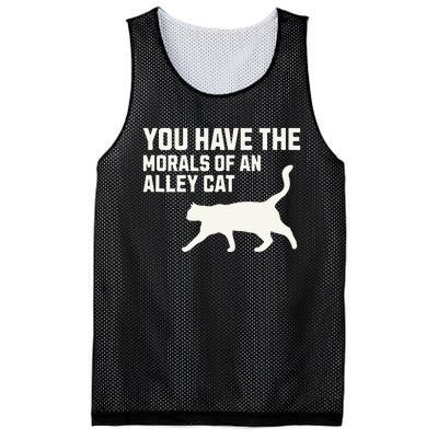 You Have The Morals Of An Alley Cat Biden 2024 Mesh Reversible Basketball Jersey Tank