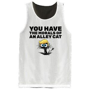 You Have The Morals Of An Alley Cat Mesh Reversible Basketball Jersey Tank