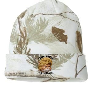 You Have The Morals Of An Alley Cat Joke Meme Funny America Kati Licensed 12" Camo Beanie