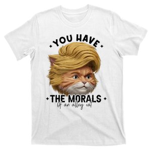 You Have The Morals Of An Alley Cat Joke Meme Funny America T-Shirt