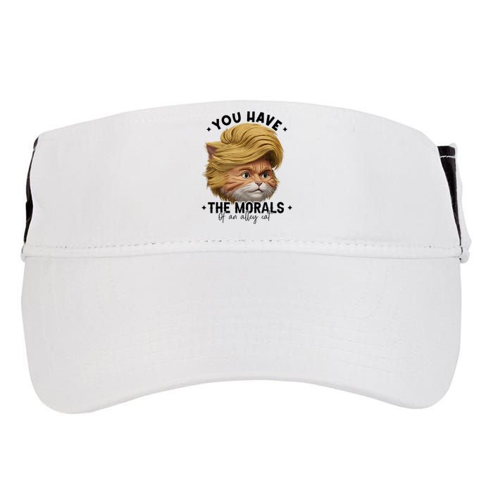 You Have The Morals Of An Alley Cat Joke Meme Funny America Adult Drive Performance Visor