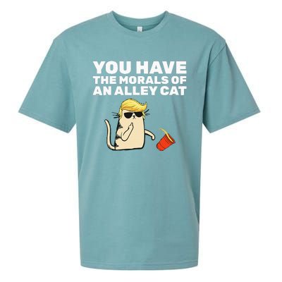 You Have The Morals Of An Alley Cat Sueded Cloud Jersey T-Shirt