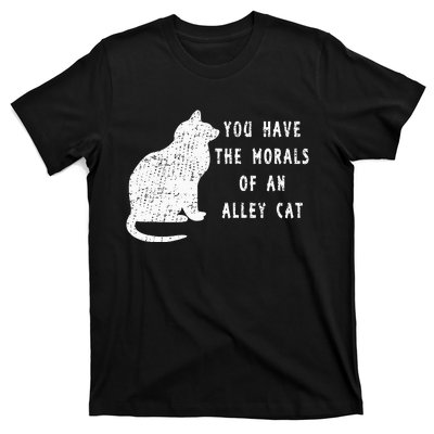 You Have The Morals Of An Alley Cat Funny Biden T-Shirt