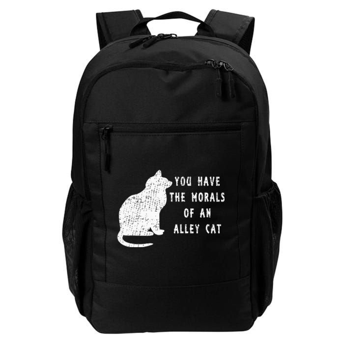 You Have The Morals Of An Alley Cat Funny Biden Daily Commute Backpack