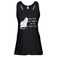 You Have The Morals Of An Alley Cat Funny Biden Ladies Essential Flowy Tank