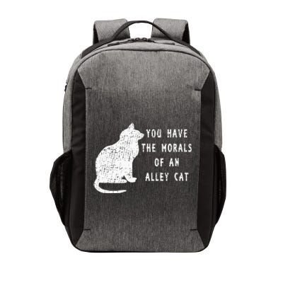 You Have The Morals Of An Alley Cat Funny Biden Vector Backpack