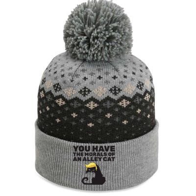 You Have The Morals Of An Alley Cat The Baniff Cuffed Pom Beanie