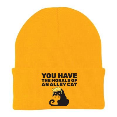 You Have The Morals Of An Alley Cat Knit Cap Winter Beanie