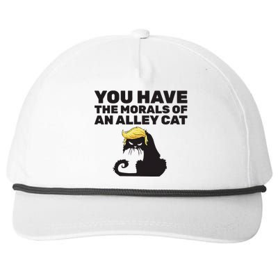 You Have The Morals Of An Alley Cat Snapback Five-Panel Rope Hat