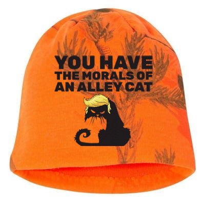 You Have The Morals Of An Alley Cat Kati - Camo Knit Beanie