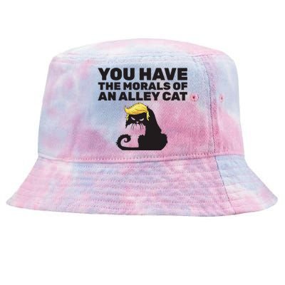 You Have The Morals Of An Alley Cat Tie-Dyed Bucket Hat