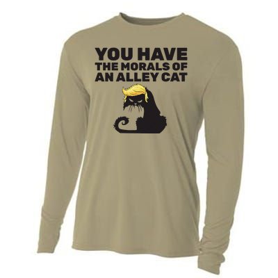 You Have The Morals Of An Alley Cat Cooling Performance Long Sleeve Crew