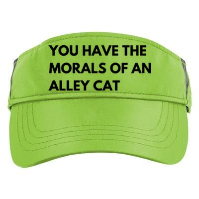 You Have The Morals Of An Alley Cat Presidential Debate Trending Adult Drive Performance Visor