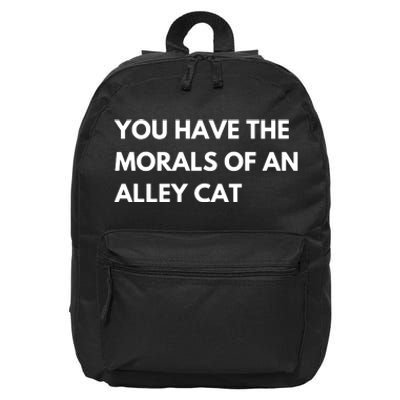 You Have The Morals Of An Alley Cat Presidential Debate Trending 16 in Basic Backpack