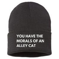 You Have The Morals Of An Alley Cat Presidential Debate Trending Sustainable Knit Beanie