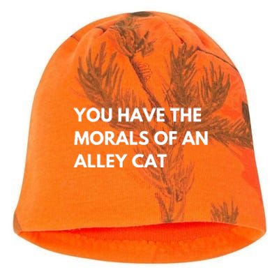 You Have The Morals Of An Alley Cat Presidential Debate Trending Kati - Camo Knit Beanie