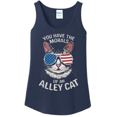 You Have The Morals Of An Alley Cat Funny Cat Ladies Essential Tank