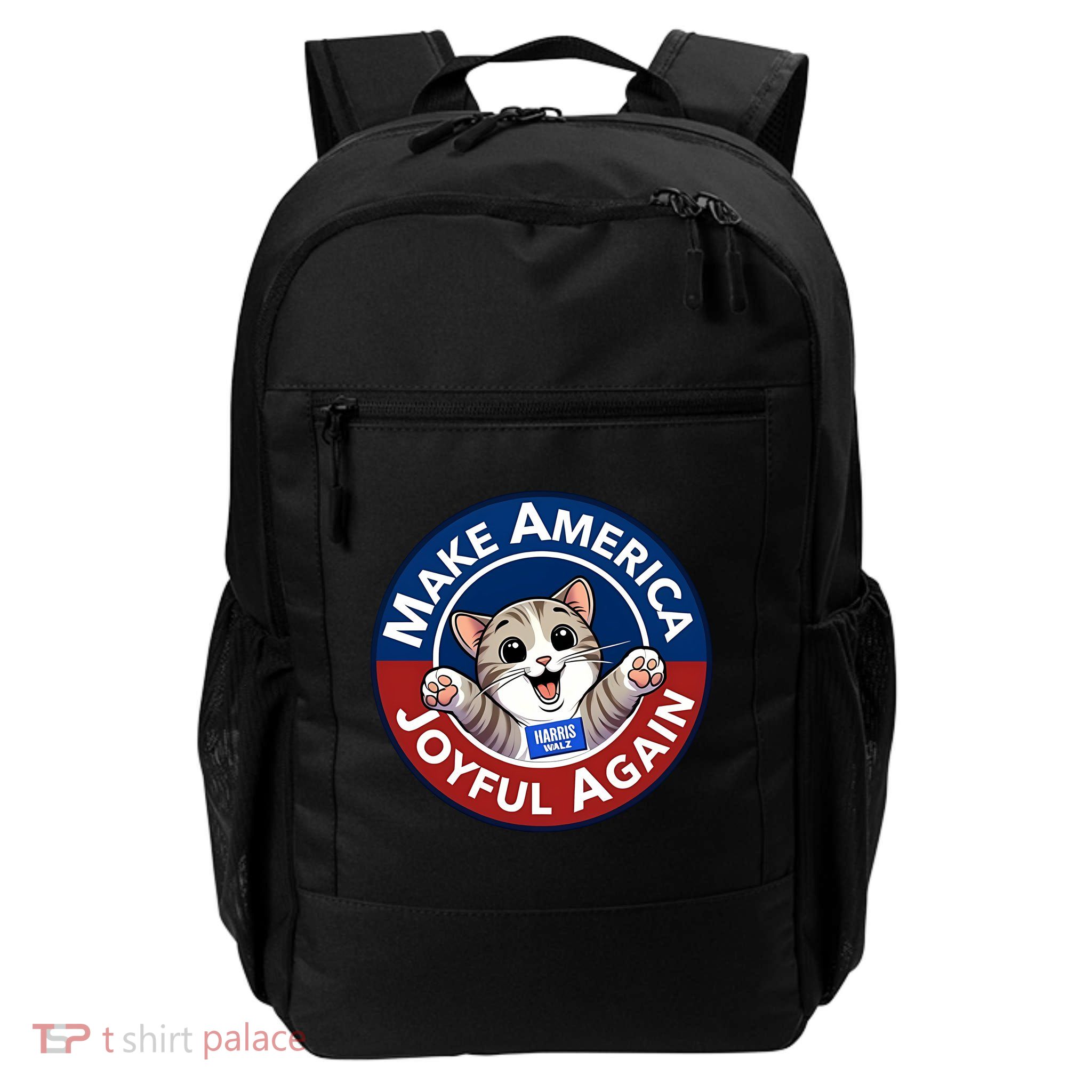 Yesica Harris Walz Make American Joyful Again Daily Commute Backpack