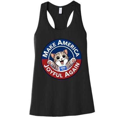 Yesica Harris Walz Make American Joyful Again Women's Racerback Tank