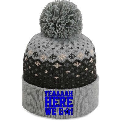 Yeah Here We Go Dallas Football Sport The Baniff Cuffed Pom Beanie