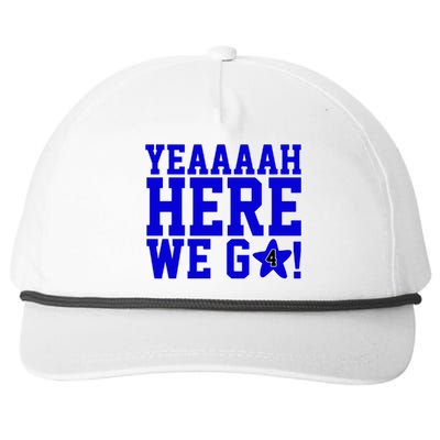 Yeah Here We Go Dallas Football Sport Snapback Five-Panel Rope Hat