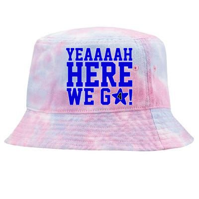 Yeah Here We Go Dallas Football Sport Tie-Dyed Bucket Hat