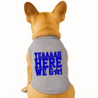 Yeah Here We Go Dallas Football Sport Doggie Tank